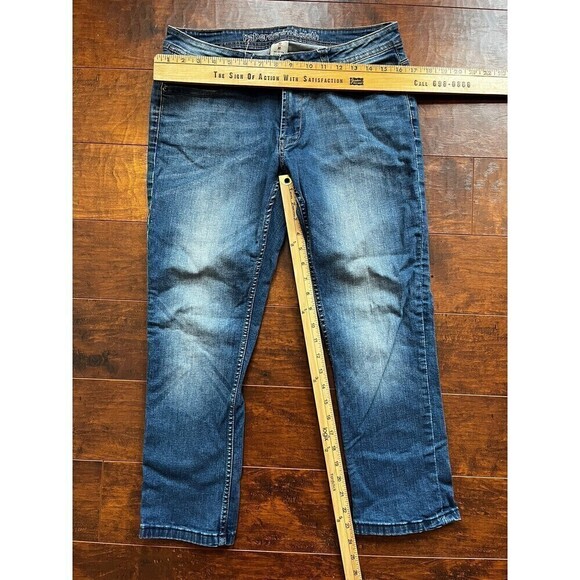 Womens Paper Denim&Cloth Straight Leg Cropped Jeans Sz 10/30 - Picture 3 of 5